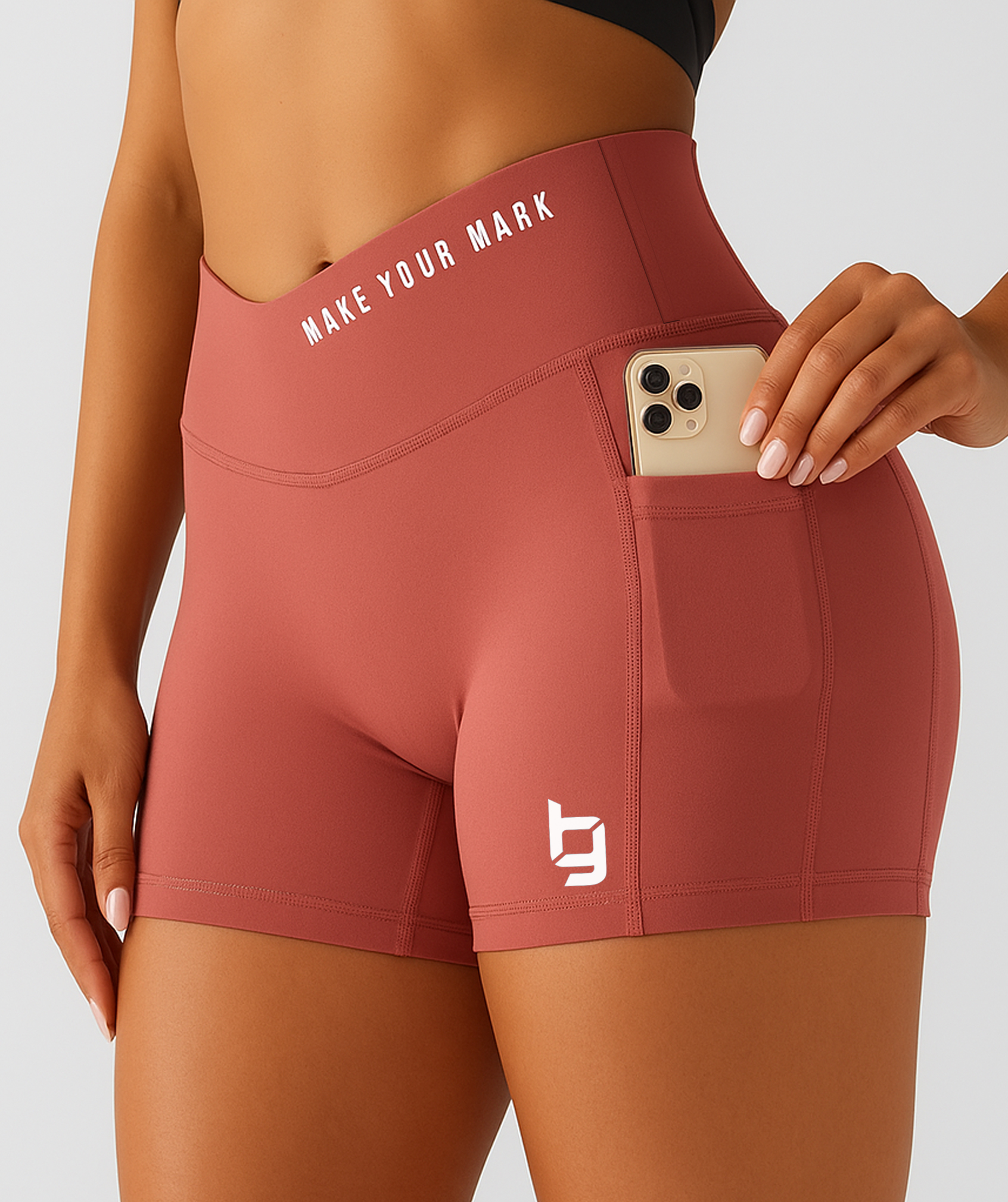 BG High-Waisted Performance Shorts