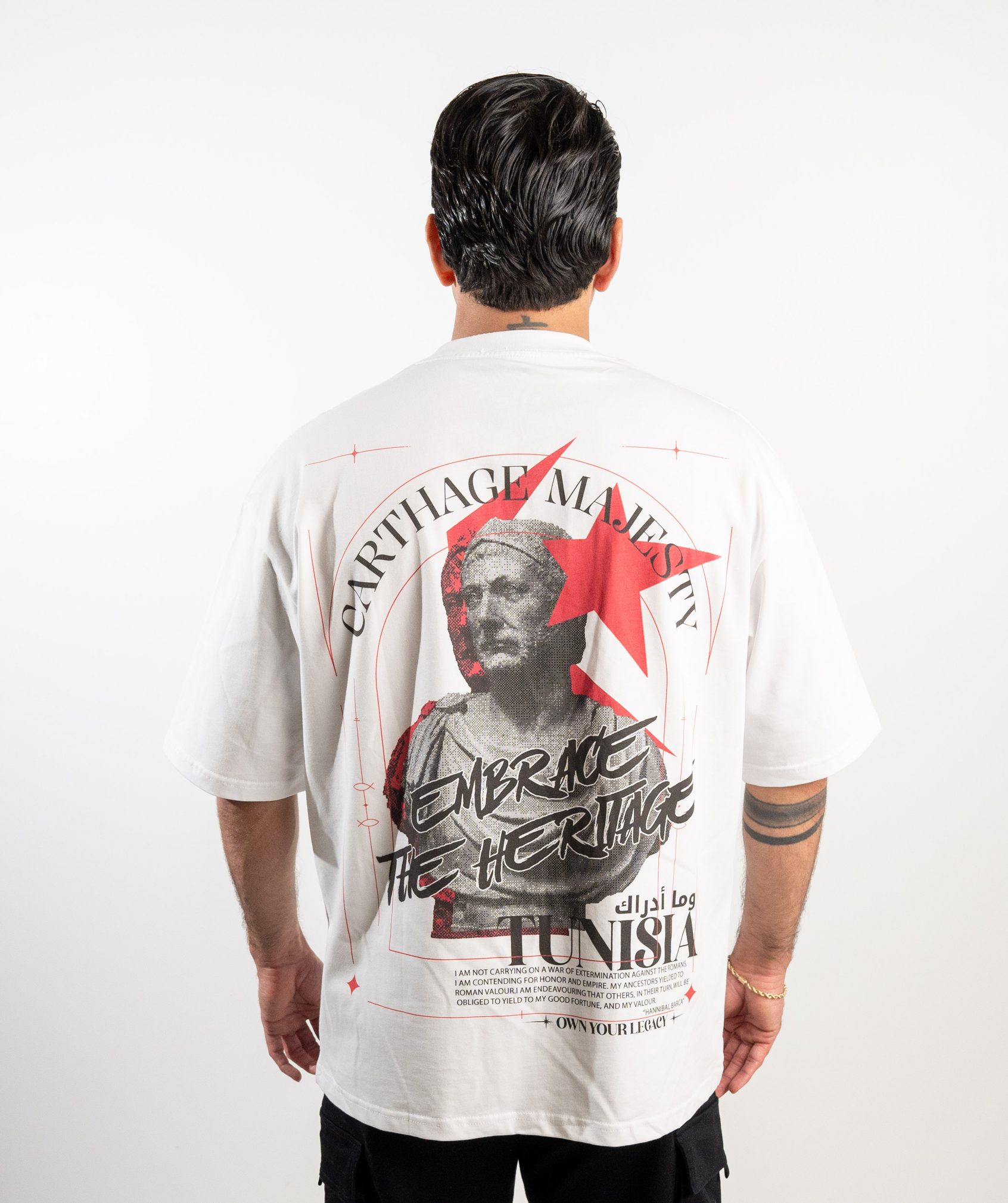 Carthage Majesty Hannibal oversized tee