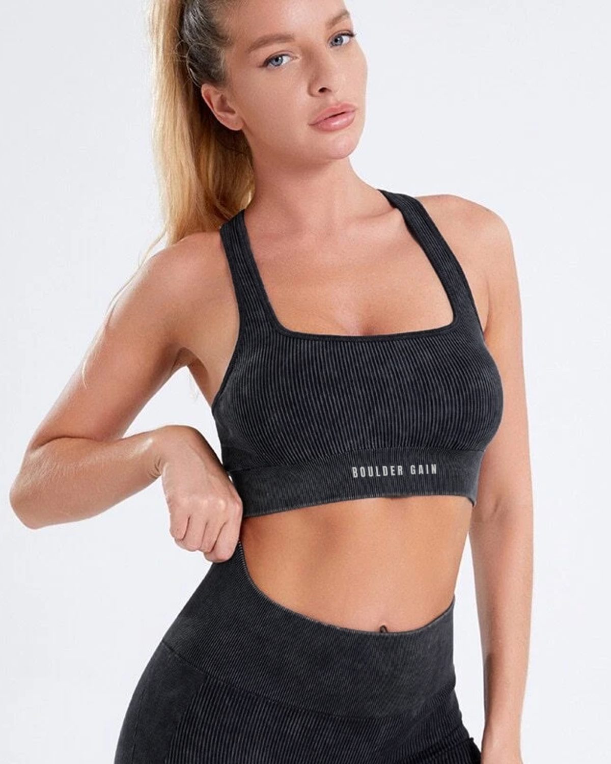 Midnight Strength-Sports bra